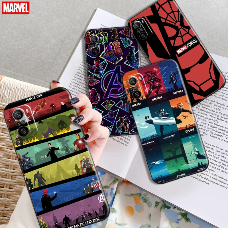 Marvel Avengers Logo Phone Case For Xiaomi Redmi K40 K40 Pro K40 Gaming Funda Comics Coque Black Silicone Cover
Marvel Avengers Logo Phone Case For Xiaomi Redmi K40 K40 Pro K40 Gaming Funda Comics Coque Black Silicone Cover