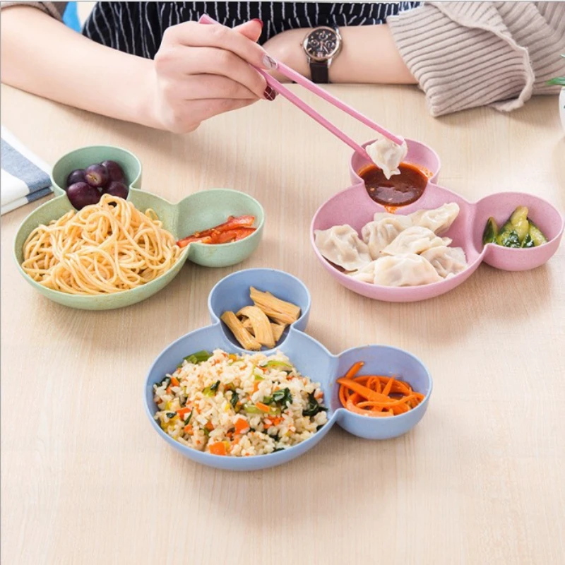 Cartoon Wheat Straw Mickey Fruit Plate Nordic Style Household Children's Tableware Cute Complementary Food Divided Rice Bowl New
Cartoon Wheat Straw Mickey Fruit Plate Nordic Style Household Children's Tableware Cute Complementary Food Divided Rice Bowl New