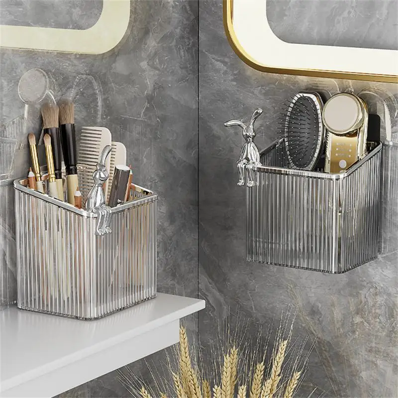 Bathroom Storage Box Transparent Silver Easy To Take Strong Load-bearing Capacity Enlarge The Invisible Sticker Thick Material
Bathroom Storage Box Transparent Silver Easy To Take Strong Load-bearing Capacity Enlarge The Invisible Sticker Thick Material