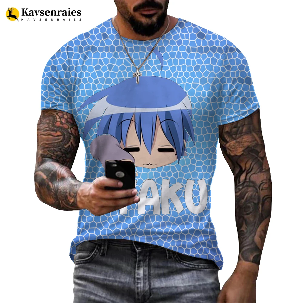 Футболка OTAKU с 3D принтом аниме Lucky Star, уличная одежда для мужчин и женщин, модная футболка с круглым вырезом, футболки большого размера в стиле Харадзюку, топы, футболки унисекс
Футболка OTAKU с 3D принтом аниме Lucky Star, уличная одежда для мужчин и женщин, модная футболка с круглым вырезом, футболки большого размера в стиле Харадзюку, топы, футболки унисекс