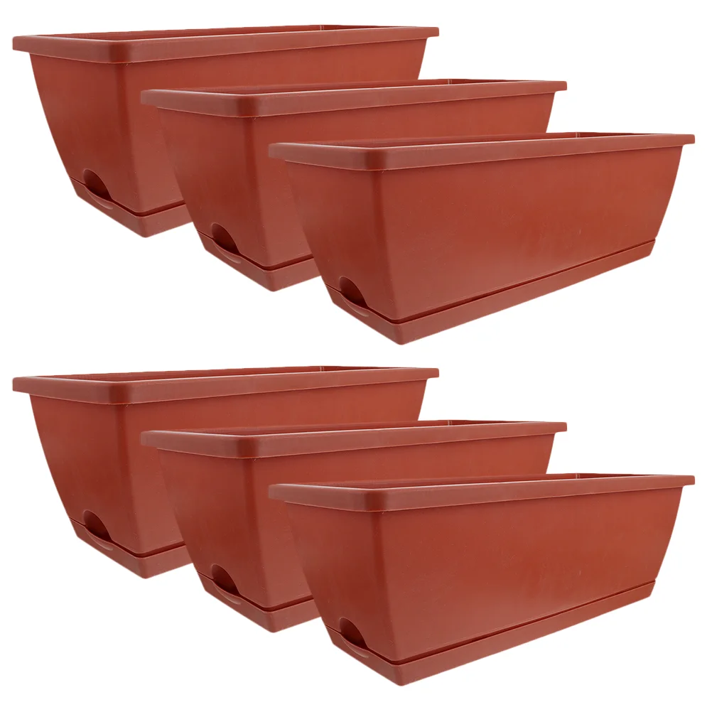 6pcs Plastic Flowerpots Decorative Gardening Vegetable Succulent Bonsai Planting Pots Planter large
6pcs Plastic Flowerpots Decorative Gardening Vegetable Succulent Bonsai Planting Pots Planter large