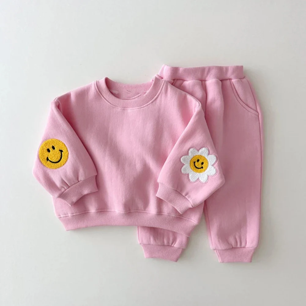 Melario New Korea Baby Boy Girl Clothes Set Newborn Infant Outfits Long Sleeve Children Casual Sweatshirt + Pants Clothing Sets
Melario New Korea Baby Boy Girl Clothes Set Newborn Infant Outfits Long Sleeve Children Casual Sweatshirt + Pants Clothing Sets
