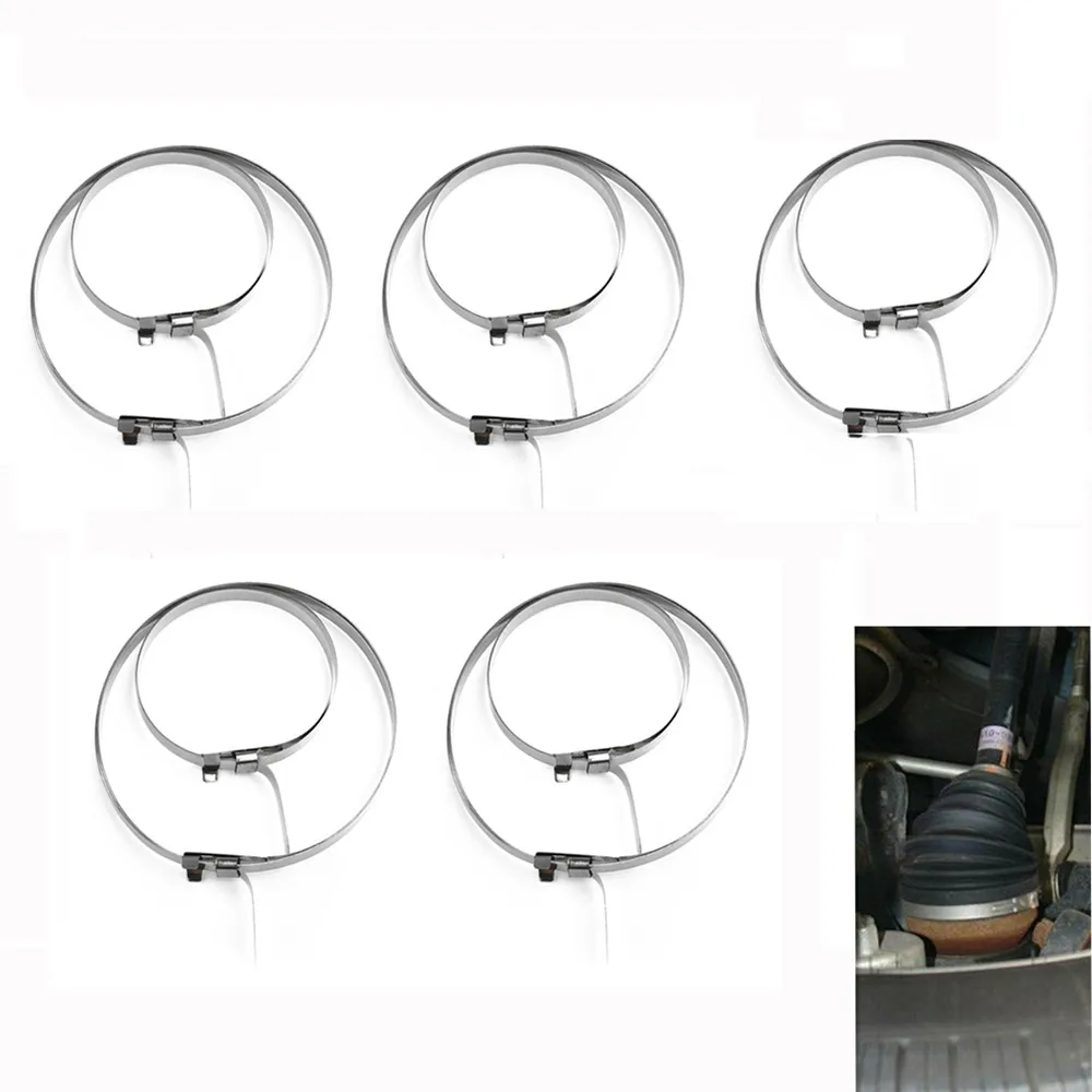 10PCS Universal Drive Shaft Axle CV Boot Clips Kit Stainless Steel Adjustable CV Joint Crimp Clamp Connecting Shaft Guide Clamp
10PCS Universal Drive Shaft Axle CV Boot Clips Kit Stainless Steel Adjustable CV Joint Crimp Clamp Connecting Shaft Guide Clamp