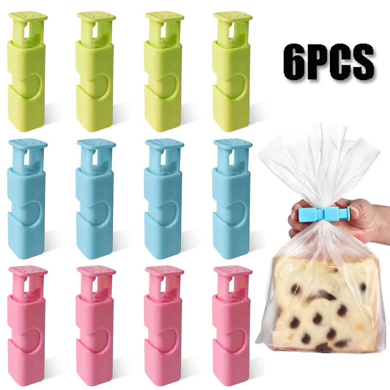 6PCS Sealing Clip Food Preservation Bag Clip Snack Fresh Food Storage Seal Bag Clips Sealer Clamp Kitchen Storage Tool
6PCS Sealing Clip Food Preservation Bag Clip Snack Fresh Food Storage Seal Bag Clips Sealer Clamp Kitchen Storage Tool
