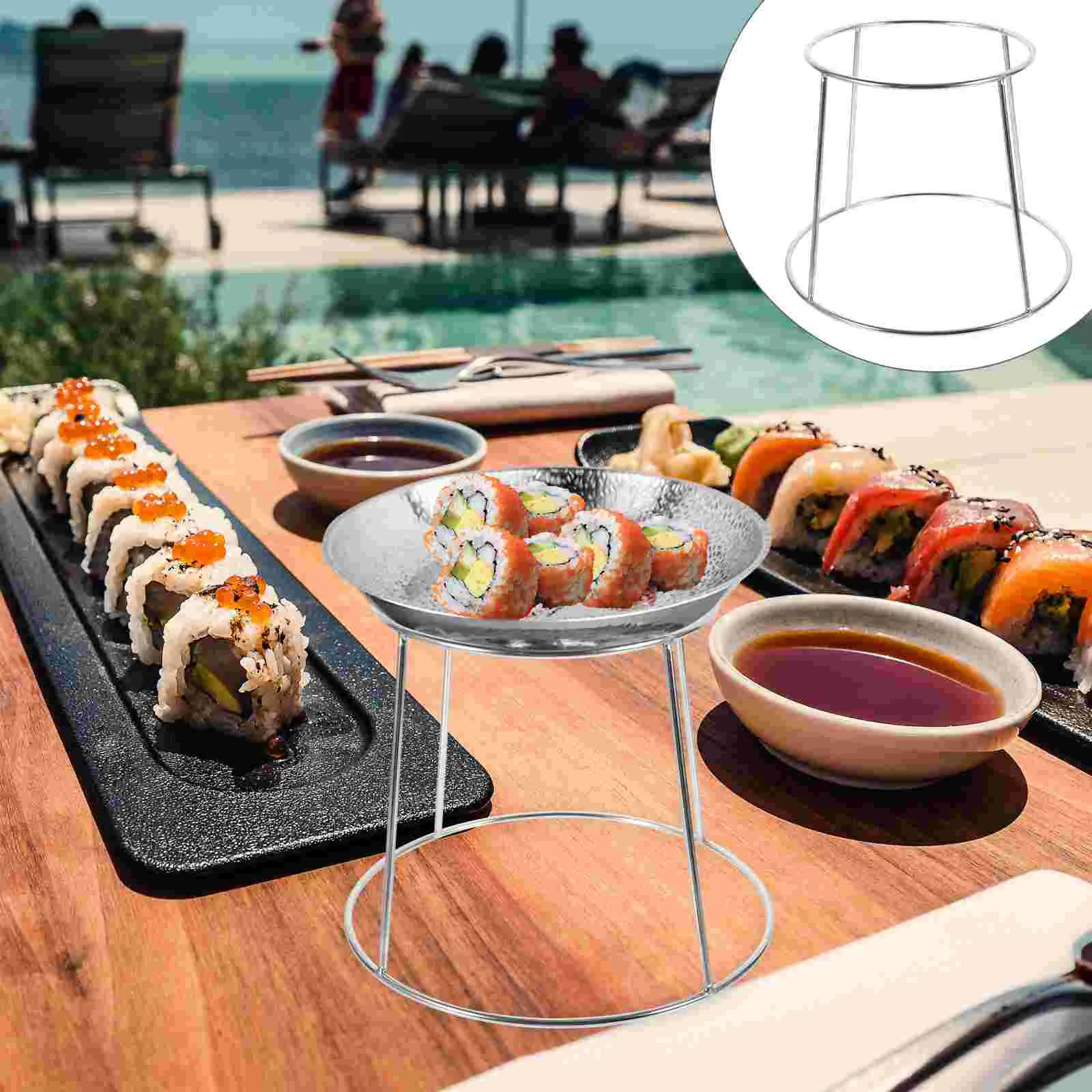Stainless Steel Griddle Roasting Pan Rack Pizza Accessory Display Stand Baking Household Seafood Double-layer Holder
Stainless Steel Griddle Roasting Pan Rack Pizza Accessory Display Stand Baking Household Seafood Double-layer Holder