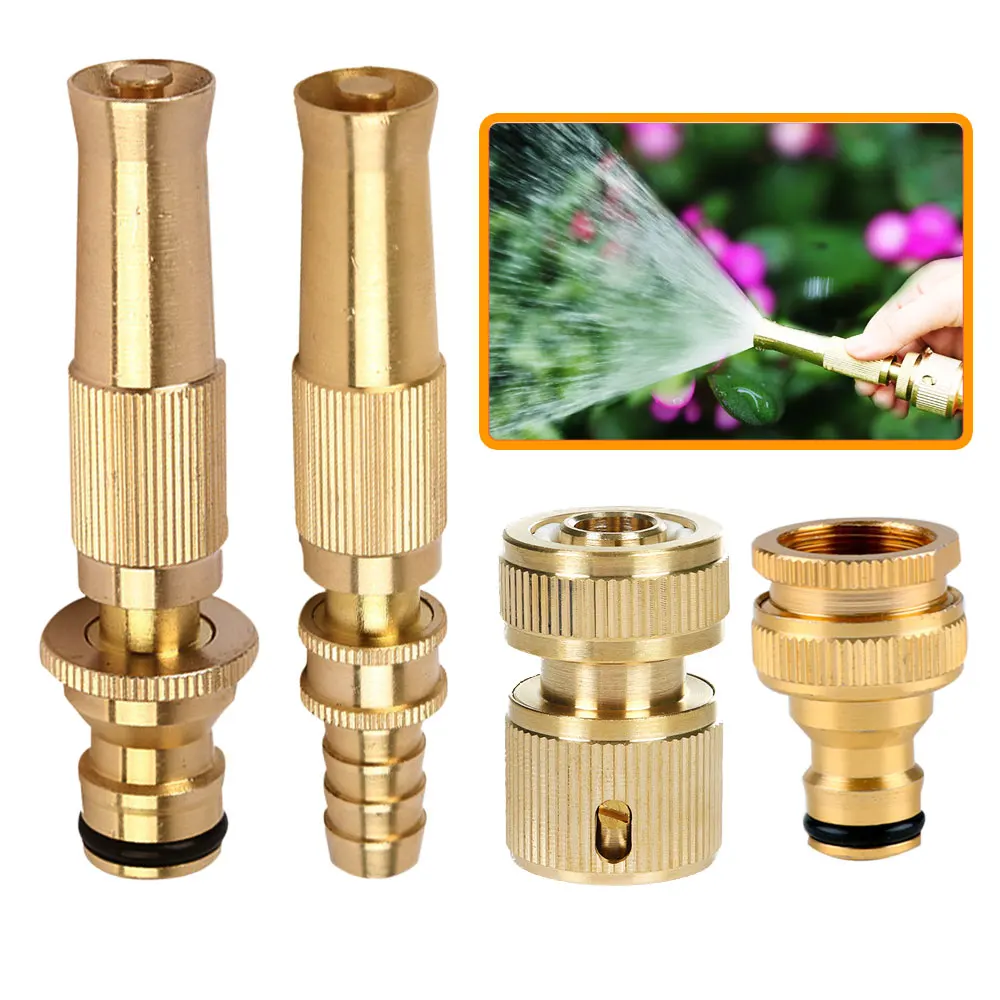 Brass High Pressure Direct Sprayer Sprinkler Car Cleaning Water Gun Kit 1/2”Quick Waterstop Connector Garden Hose Irrigation
Brass High Pressure Direct Sprayer Sprinkler Car Cleaning Water Gun Kit 1/2”Quick Waterstop Connector Garden Hose Irrigation