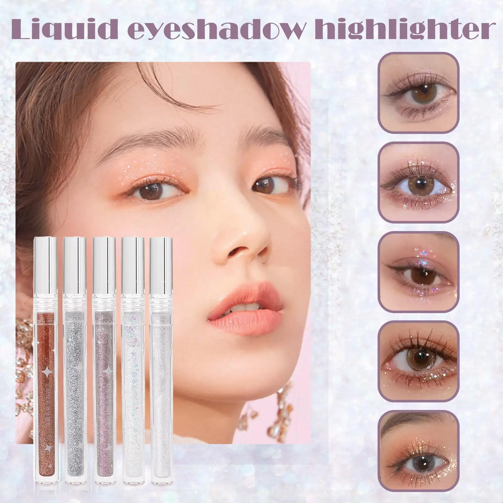Liquid Eyeshadow Sparkling Face Make Up Highlighter Silkworm Lying Brightens Lasting Pigment Glitter Cosmetics Flash Polari Y5y6
Liquid Eyeshadow Sparkling Face Make Up Highlighter Silkworm Lying Brightens Lasting Pigment Glitter Cosmetics Flash Polari Y5y6