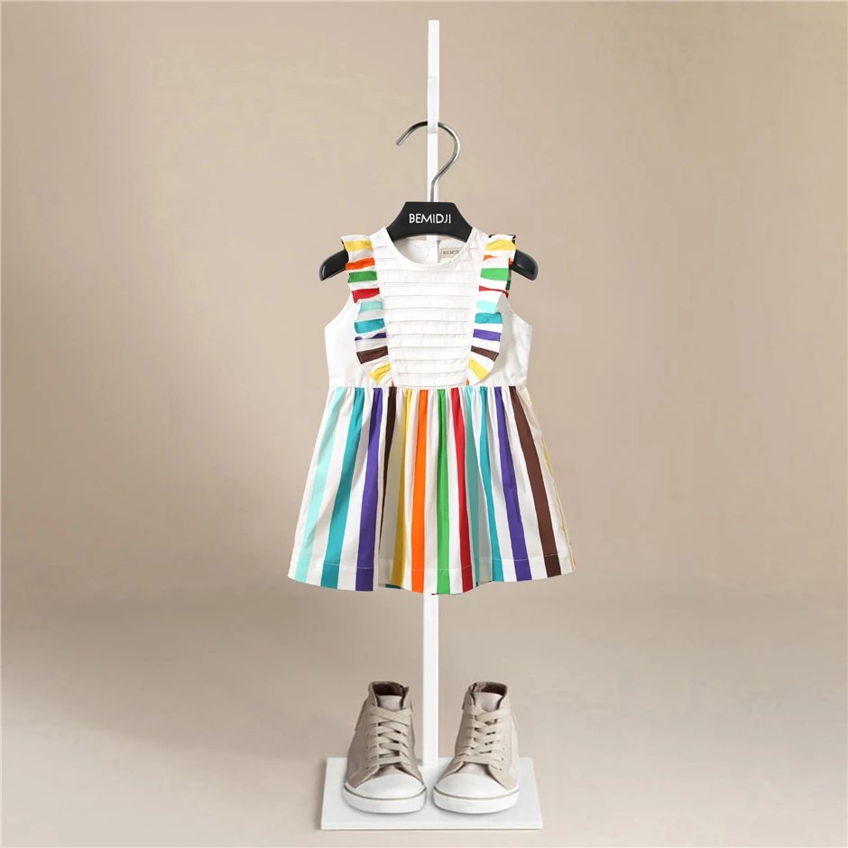 Cute Rainbow Print Girls Summer Dress 2023 Fashion Clothes Girl Kids Princess Dresses for Girls 3-8 Years Boho Children Dress
Cute Rainbow Print Girls Summer Dress 2023 Fashion Clothes Girl Kids Princess Dresses for Girls 3-8 Years Boho Children Dress