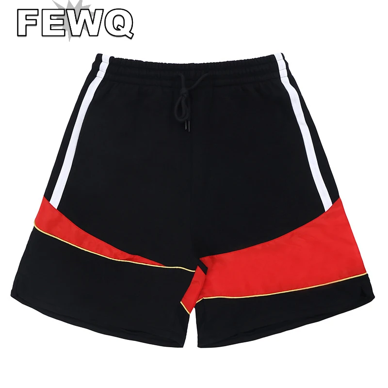 FEWQ Spliced Men's Short Sweatpants Drawstirng Male Shorts Casual High Street Vintage Stitching Color Summer Stlyish New 24B2644
FEWQ Spliced Men's Short Sweatpants Drawstirng Male Shorts Casual High Street Vintage Stitching Color Summer Stlyish New 24B2644