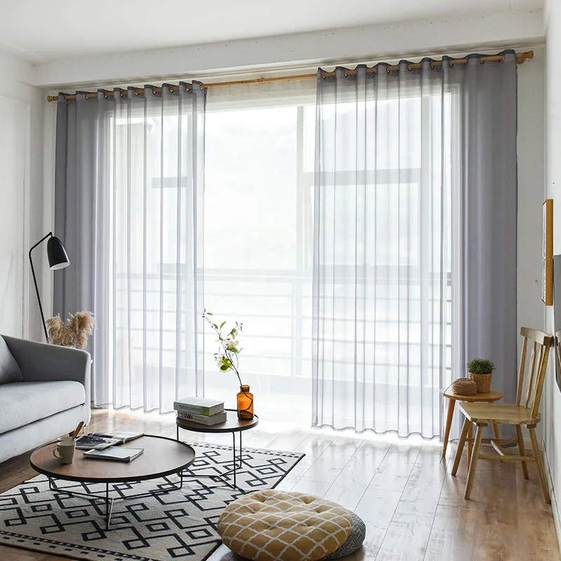 Solid Color Elegant Transparent French Plain Gray White Tulles for Living Dining Room Bedroom Window Tulle Room Decor Kitchen
Solid Color Elegant Transparent French Plain Gray White Tulles for Living Dining Room Bedroom Window Tulle Room Decor Kitchen