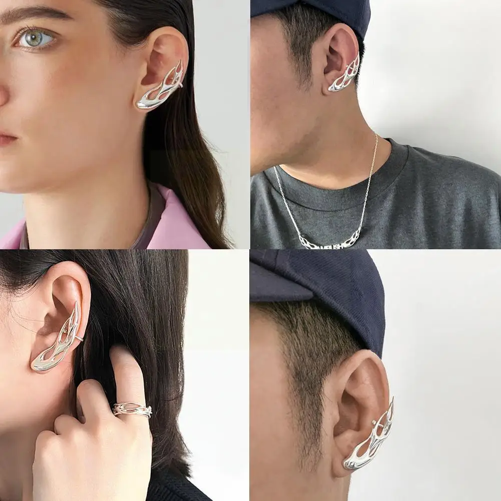 1 Pc New Punk Cool Abstract Metal Cutout Personality Gothic Flame Ear Clip For Women Men Party Jewelry Decoration Earrings X2h9
1 Pc New Punk Cool Abstract Metal Cutout Personality Gothic Flame Ear Clip For Women Men Party Jewelry Decoration Earrings X2h9