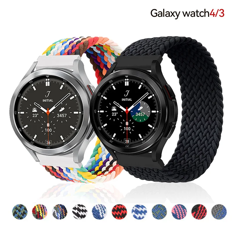 Braided Solo Loop for Galaxy Watch 3 Band Samsung Galaxy Watch 4/classic Strap 46mm/42mm/active 2/Gear S3 Bracelet 20mm/22mm
Braided Solo Loop for Galaxy Watch 3 Band Samsung Galaxy Watch 4/classic Strap 46mm/42mm/active 2/Gear S3 Bracelet 20mm/22mm