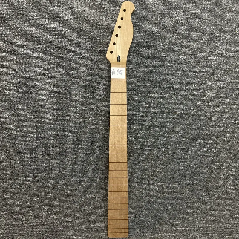 YN987 TL Guitar Neck Unfinished No Frets Maple with Maple 21 Frets with Rosewood Trussrod Inlay DIY Tele Guitar Parts
YN987 TL Guitar Neck Unfinished No Frets Maple with Maple 21 Frets with Rosewood Trussrod Inlay DIY Tele Guitar Parts