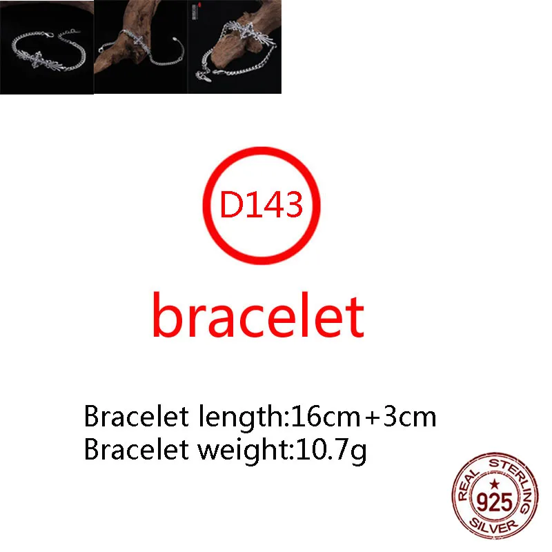 D143 S925 sterling silver bracelet retro personality punk hip-hop style personality creative cross flower fashion letter couple
D143 S925 sterling silver bracelet retro personality punk hip-hop style personality creative cross flower fashion letter couple