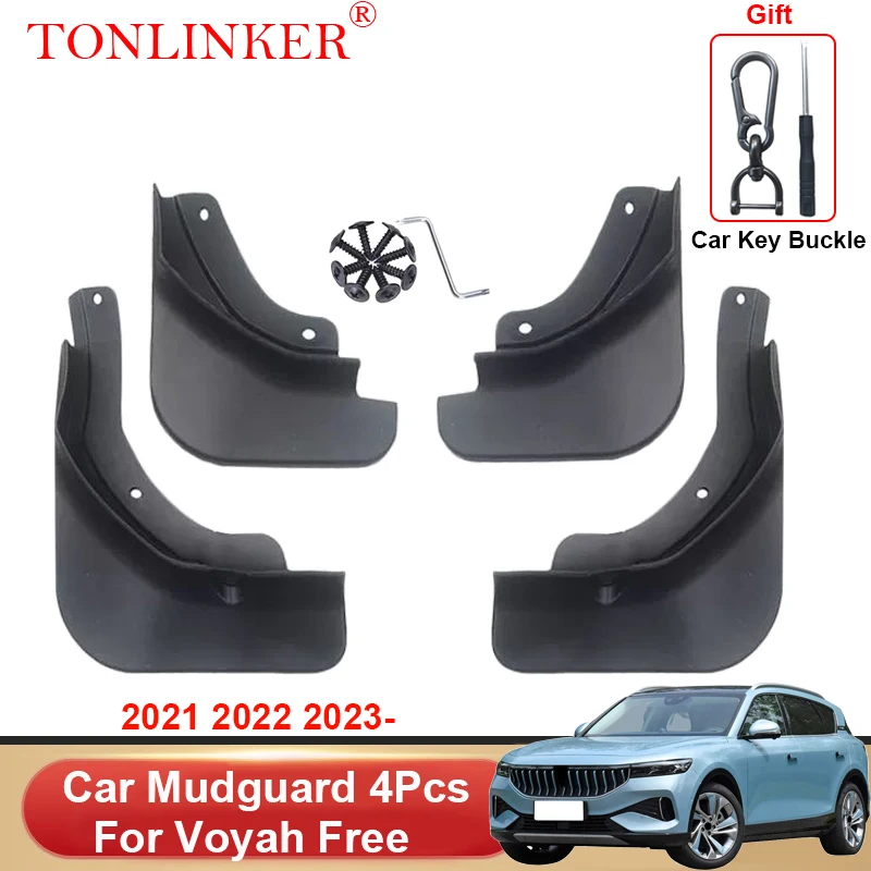 TONLINKER Car Mudguard For Voyah Free 2021 2022 2023- Front Rear Mudguards Splash Guards Fender Mudflaps 4pcs Accessories
TONLINKER Car Mudguard For Voyah Free 2021 2022 2023- Front Rear Mudguards Splash Guards Fender Mudflaps 4pcs Accessories