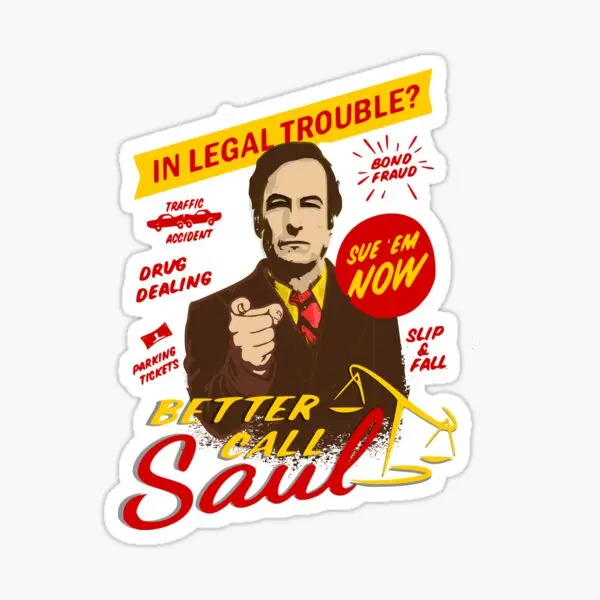 Наклейки Better Call Saul 10 шт. для фона, аниме наклейки, Настенный декор, забавная комната, печать, гостиная, чемодан, автомобиль, ноутбук, милый
Наклейки Better Call Saul 10 шт. для фона, аниме наклейки, Настенный декор, забавная комната, печать, гостиная, чемодан, автомобиль, ноутбук, милый