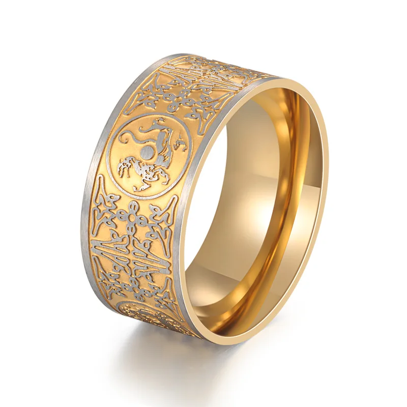 Men's Titanium Steel Vintage Ring with Patron Saint Pattern Religious Totem Hand Accessories Guardian Talisman Party Ring
Men's Titanium Steel Vintage Ring with Patron Saint Pattern Religious Totem Hand Accessories Guardian Talisman Party Ring