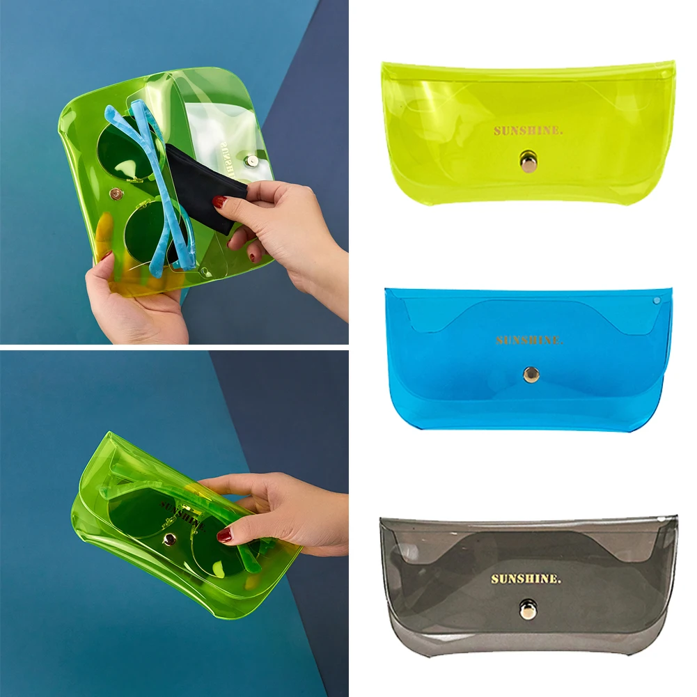 Unique Cute Travel Women Transparent PVC Eye Glasses Box Bag Case Protection Holder Carry Box Eyewear Accessories
Unique Cute Travel Women Transparent PVC Eye Glasses Box Bag Case Protection Holder Carry Box Eyewear Accessories