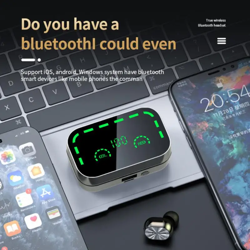 Noise Reduction Wireless Earbuds Tws Touch Control Gaming Headsets Stereo In The Ear Sport Earphones Support I0s Android Black
Noise Reduction Wireless Earbuds Tws Touch Control Gaming Headsets Stereo In The Ear Sport Earphones Support I0s Android Black