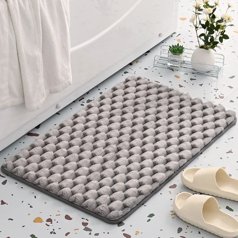 Anti Slip Bathroom Carpet Water Absorbent Bath Mat Coral Velvet Floor Mats Thicken Memory Foam Filling Bathroom Rug Doormat
Anti Slip Bathroom Carpet Water Absorbent Bath Mat Coral Velvet Floor Mats Thicken Memory Foam Filling Bathroom Rug Doormat