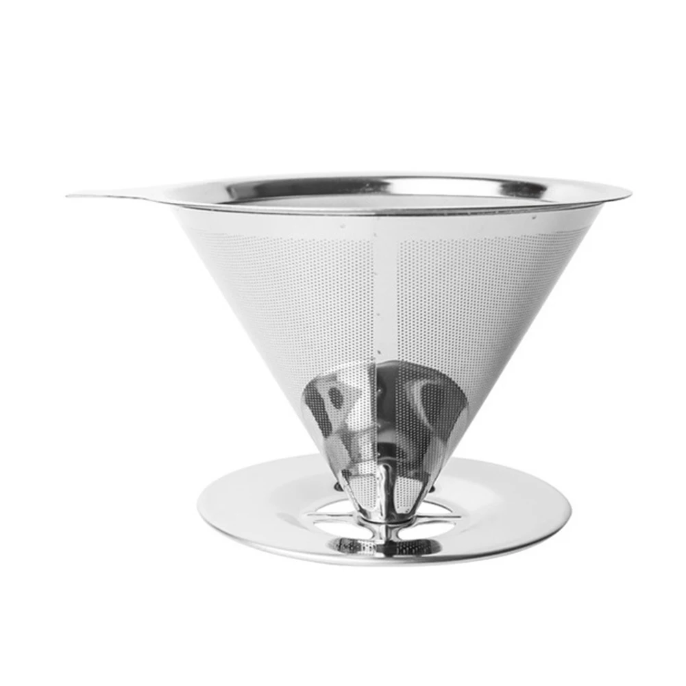 Reusable Coffee Tea Cup Drip Filter Mesh Holder Stainless Steel Pour Over Funnel Removable Dripper Cup Stand And Brush For Cafe
Reusable Coffee Tea Cup Drip Filter Mesh Holder Stainless Steel Pour Over Funnel Removable Dripper Cup Stand And Brush For Cafe