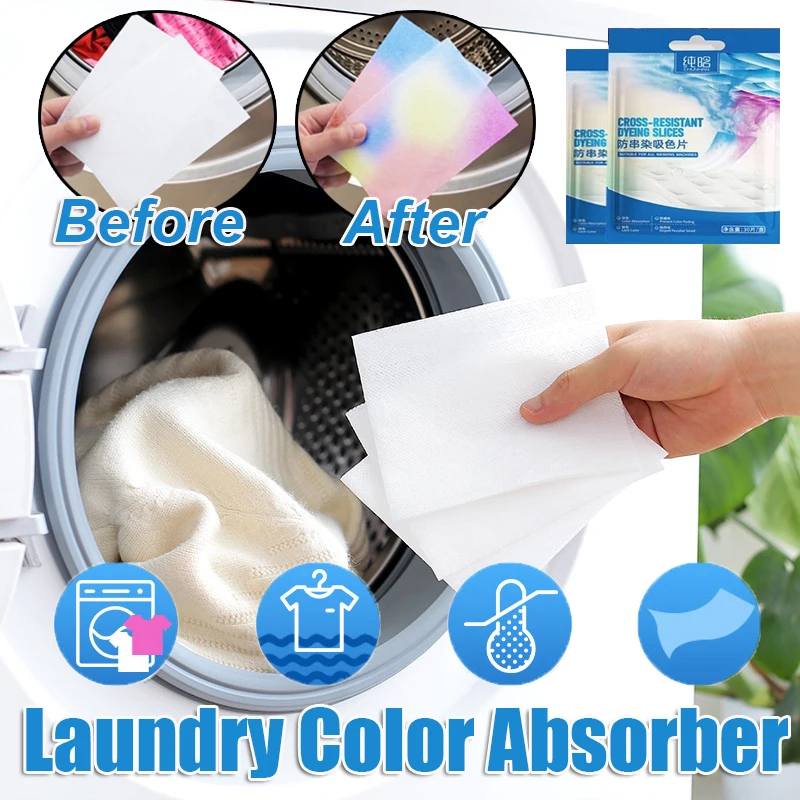 90pcs Washing Machine Use Mixed Dyeing Proof Color Absorption Sheet Anti Dyed Cloth Laundry Papers Color Catcher Grabber Cloth
90pcs Washing Machine Use Mixed Dyeing Proof Color Absorption Sheet Anti Dyed Cloth Laundry Papers Color Catcher Grabber Cloth