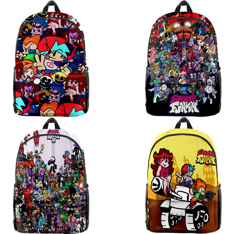 Game Friday Night Funkin Backpack Boys Girls Daypack Kids Bookbag Children Cartoon Backpacks Mochila FNF Bag 3D Print School Bag
Game Friday Night Funkin Backpack Boys Girls Daypack Kids Bookbag Children Cartoon Backpacks Mochila FNF Bag 3D Print School Bag