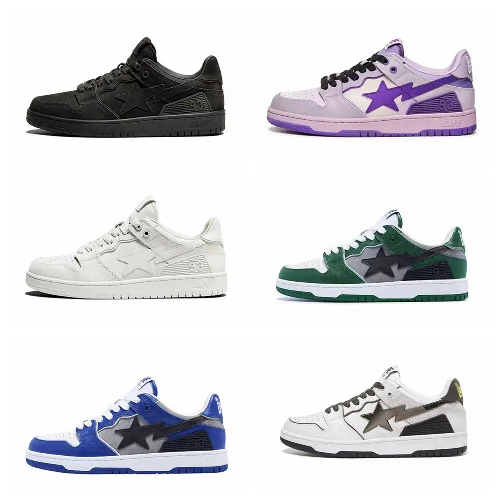 2023 Men Women Skateboarding Shoes BAPESTA SK8 Casual Skates Versatile Vibe Couple Walking Shoes Sneakers Eur36-45
2023 Men Women Skateboarding Shoes BAPESTA SK8 Casual Skates Versatile Vibe Couple Walking Shoes Sneakers Eur36-45