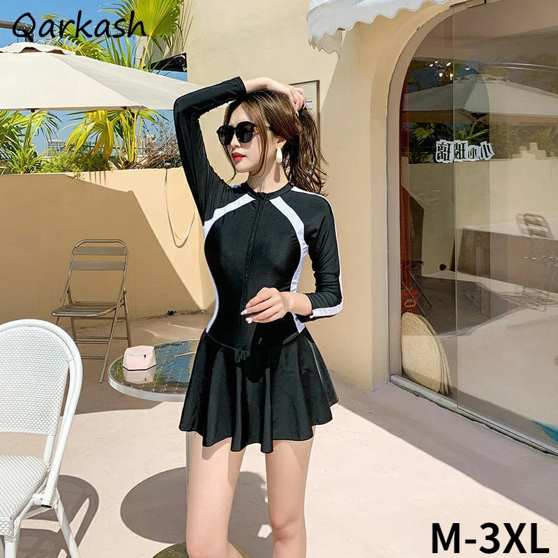 M-3XL Cover-up Long Sleeve Slim Sexy Zipper Patchwork Summer Swimwear Beach Simple Leisure Students Popular Design Basic Holiday
M-3XL Cover-up Long Sleeve Slim Sexy Zipper Patchwork Summer Swimwear Beach Simple Leisure Students Popular Design Basic Holiday
