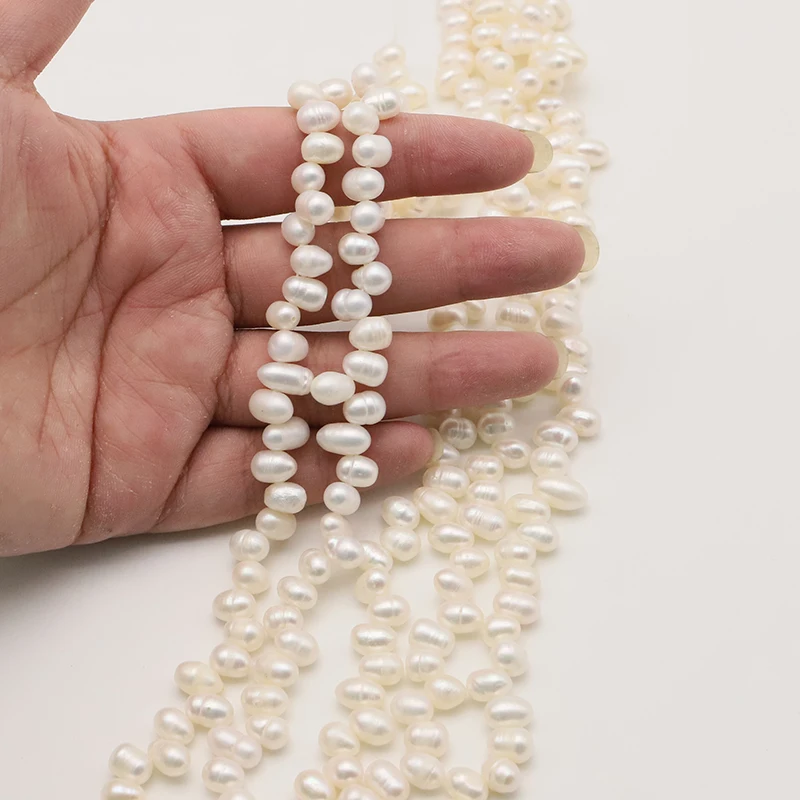 50pcs/Lot 5-6mm white three-seven-hole meter-shaped Natural Freshwater Pearl Beads High QualityFor Jewelry Making DIY Necklace B
50pcs/Lot 5-6mm white three-seven-hole meter-shaped Natural Freshwater Pearl Beads High QualityFor Jewelry Making DIY Necklace B