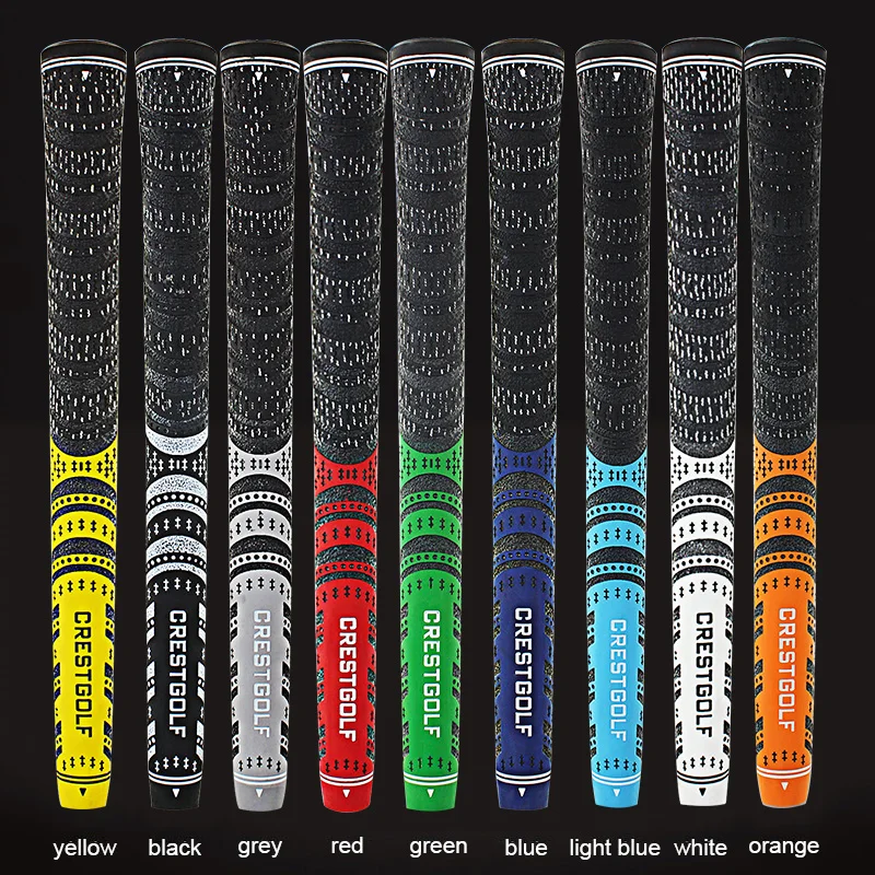 Crestgolf 10pcs/Pack Midsize 60R Carbon Yarn Anti-Skid Golf Irons Grips Golf Club Grips 9 Colors Available
Crestgolf 10pcs/Pack Midsize 60R Carbon Yarn Anti-Skid Golf Irons Grips Golf Club Grips 9 Colors Available