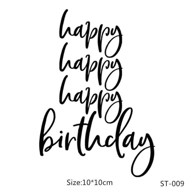 Letters CLEAR STAMPS Happy Birthday Scrapbooking Card Album Paper Craft Rubber Roller Transparent Silicon Stamp
Letters CLEAR STAMPS Happy Birthday Scrapbooking Card Album Paper Craft Rubber Roller Transparent Silicon Stamp