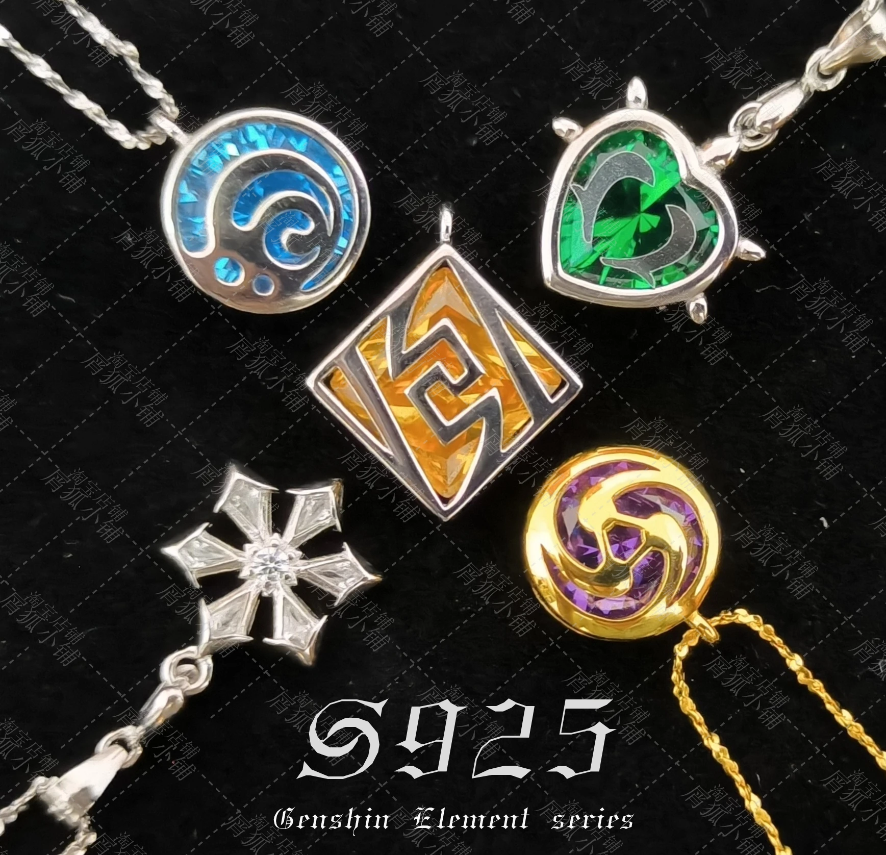 Модный чокер для косплея аниме Genshin Impact Water Ice Thunder Grass Rock Element, ожерелье подвеска на цепочке, ювелирные аксессуары в подарок 
Модный чокер для косплея аниме Genshin Impact Water Ice Thunder Grass Rock Element, ожерелье подвеска на цепочке, ювелирные аксессуары в подарок