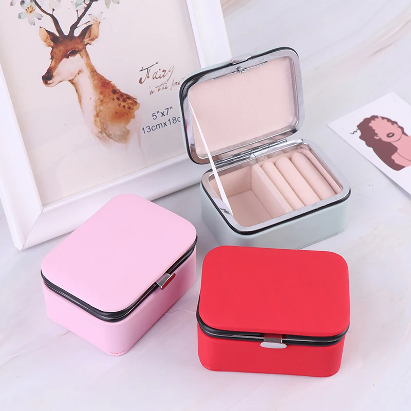 Leather Jewelry Organizer Boxes Display Portable Travel Case with Mirror Storage Joyeros Organizador for Women Girls 1PC
Leather Jewelry Organizer Boxes Display Portable Travel Case with Mirror Storage Joyeros Organizador for Women Girls 1PC