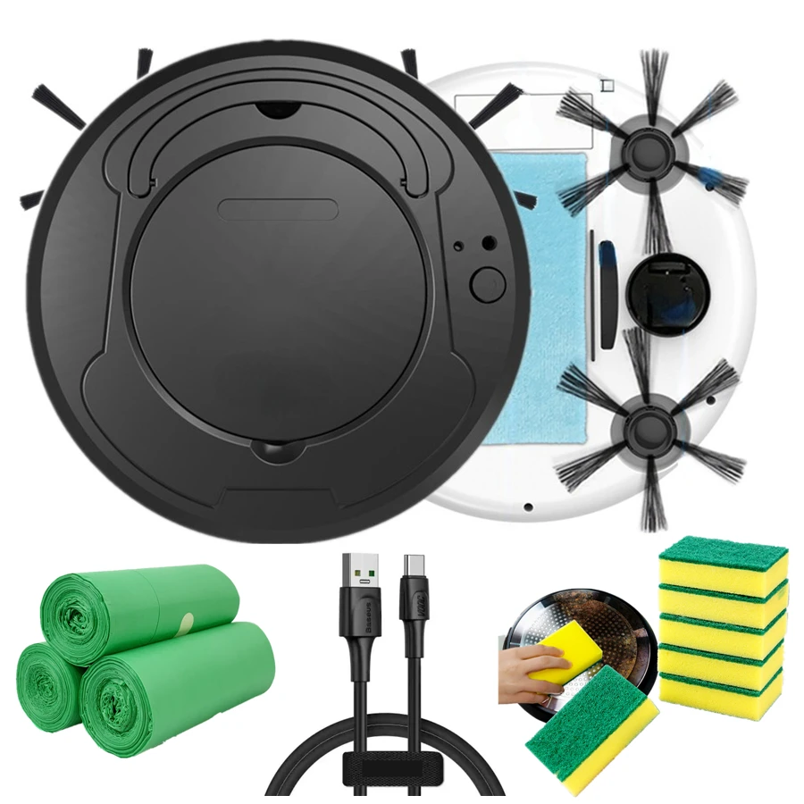 Robot Vacuum Cleaner Smart Home Brush Mop Sweep Dust Carpet Sonic Mopping xiaomi mi machine home appliance Strong Suction Clean
Robot Vacuum Cleaner Smart Home Brush Mop Sweep Dust Carpet Sonic Mopping xiaomi mi machine home appliance Strong Suction Clean