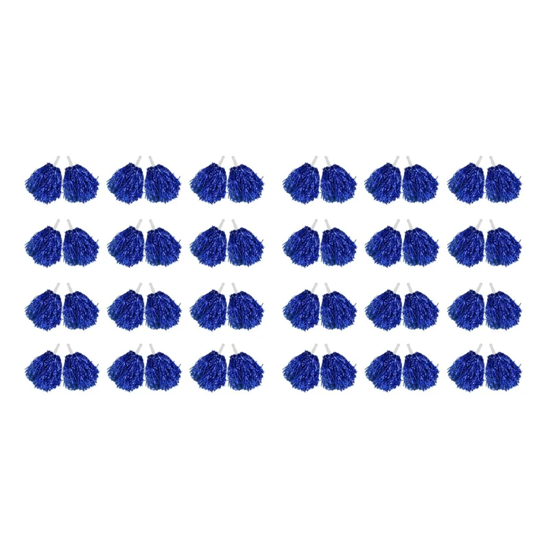 48Pcs Cheerleading Pom Poms Metallic Foil Cheer Pom Poms With Plastic Handle For Adults Kids Cheerleaders Party Blue
48Pcs Cheerleading Pom Poms Metallic Foil Cheer Pom Poms With Plastic Handle For Adults Kids Cheerleaders Party Blue