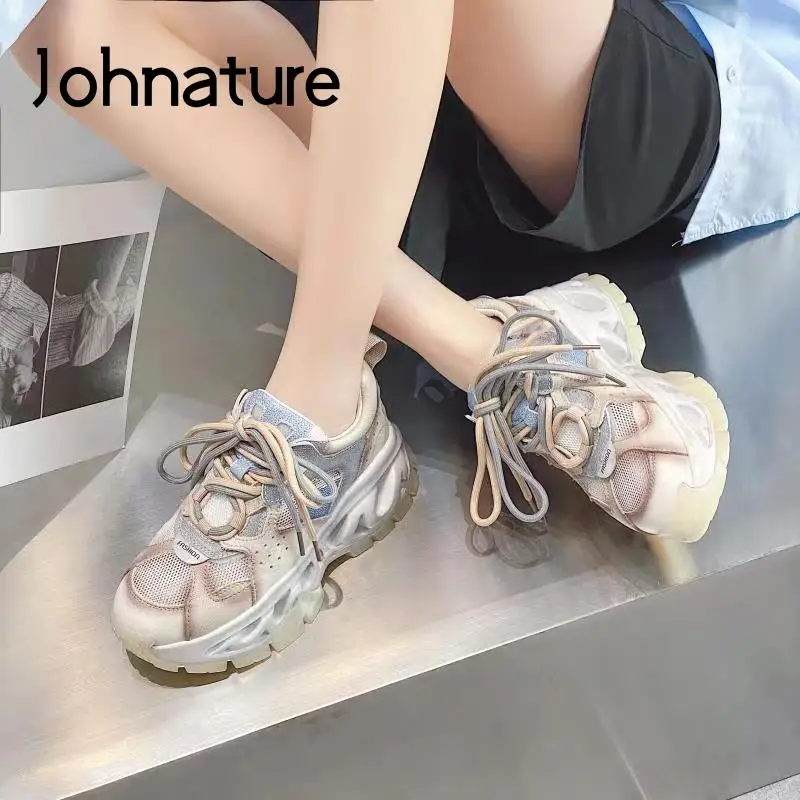Johnature New Genuine Leather Round Toe Comfortable Hollow Suction Mold Bottom Lace Fashion Dames Sneakers 2022 Breathable
Johnature New Genuine Leather Round Toe Comfortable Hollow Suction Mold Bottom Lace Fashion Dames Sneakers 2022 Breathable