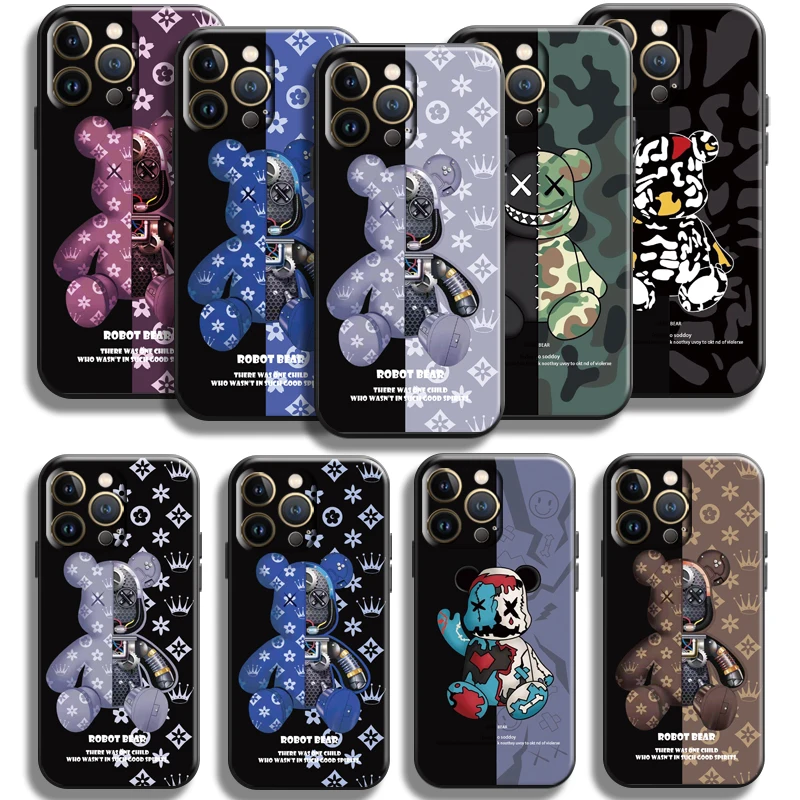Luxury Trend Fashion Bear For Apple iPhone 13 12 11 Pro Max Mini X XR XS Max SE 5 5s 6 6S 7 8 Plus Phone Case Soft Coque Back
Luxury Trend Fashion Bear For Apple iPhone 13 12 11 Pro Max Mini X XR XS Max SE 5 5s 6 6S 7 8 Plus Phone Case Soft Coque Back