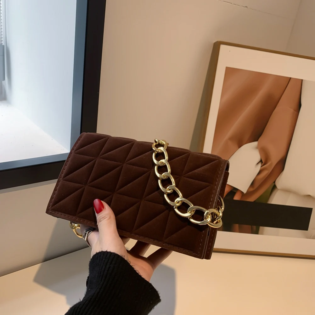 Velvet Shoulder Bag Flap Women Small Handbag Elegant Quilted Phone Underarm Crossbody Bag for Evening Part Party Coin Purse
Velvet Shoulder Bag Flap Women Small Handbag Elegant Quilted Phone Underarm Crossbody Bag for Evening Part Party Coin Purse