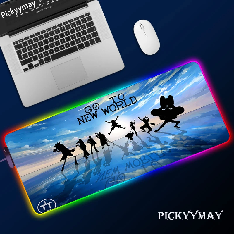 Large Office RGB LED Illumination Mouse Pad Mat Game Gamer One Piece Gaming Mousepad Keyboard Compute Anime Desk Mat for CSGO
Large Office RGB LED Illumination Mouse Pad Mat Game Gamer One Piece Gaming Mousepad Keyboard Compute Anime Desk Mat for CSGO