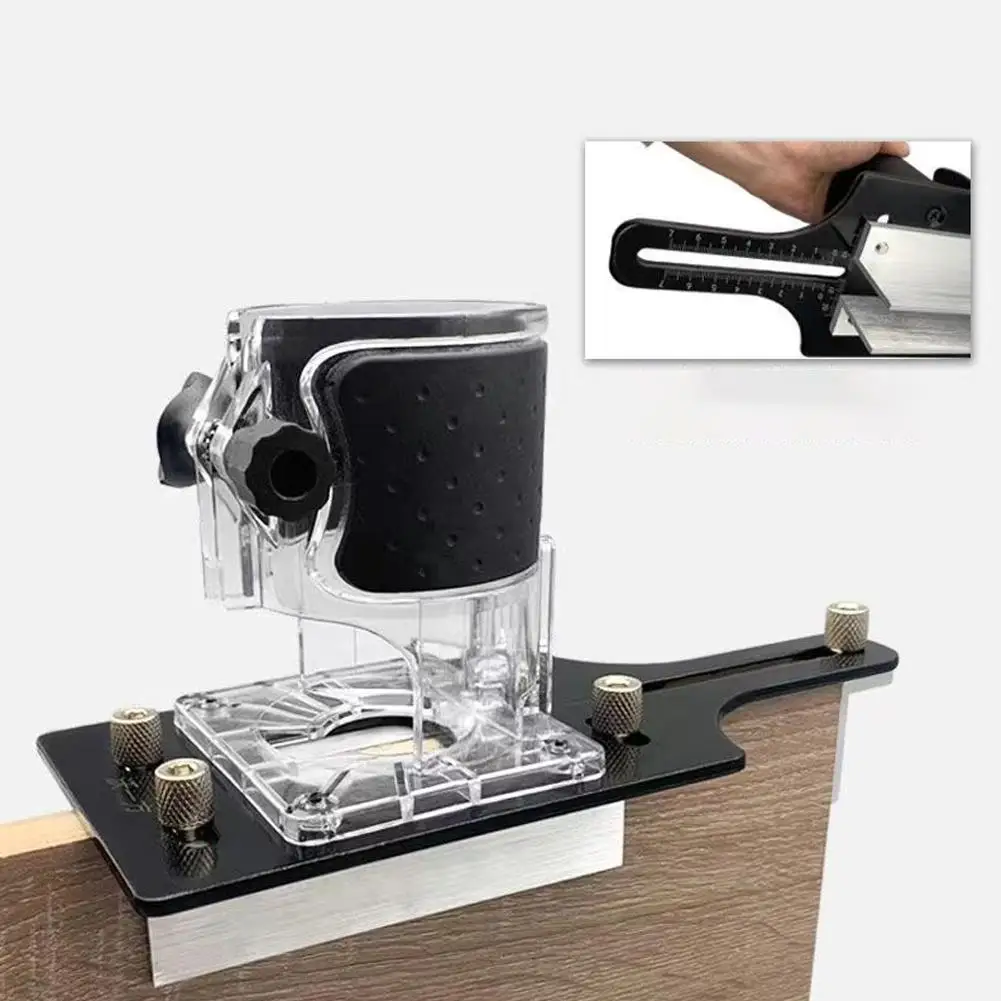 2-in-1 Invisible Slotter Bracket DIY Router Base Trimming Milling Locator Slotting Accessories Locator Punch Tool Machine H7O5
2-in-1 Invisible Slotter Bracket DIY Router Base Trimming Milling Locator Slotting Accessories Locator Punch Tool Machine H7O5