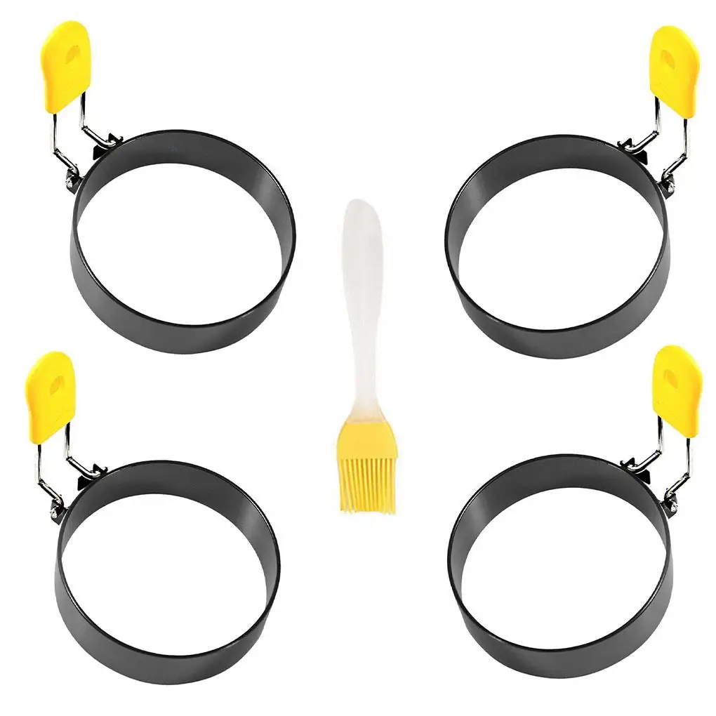 4pcs Egg Rings Iron Non-stick Egg Frying Molds Round Kitchen Cooking Pancake Shaper Moulds
4pcs Egg Rings Iron Non-stick Egg Frying Molds Round Kitchen Cooking Pancake Shaper Moulds