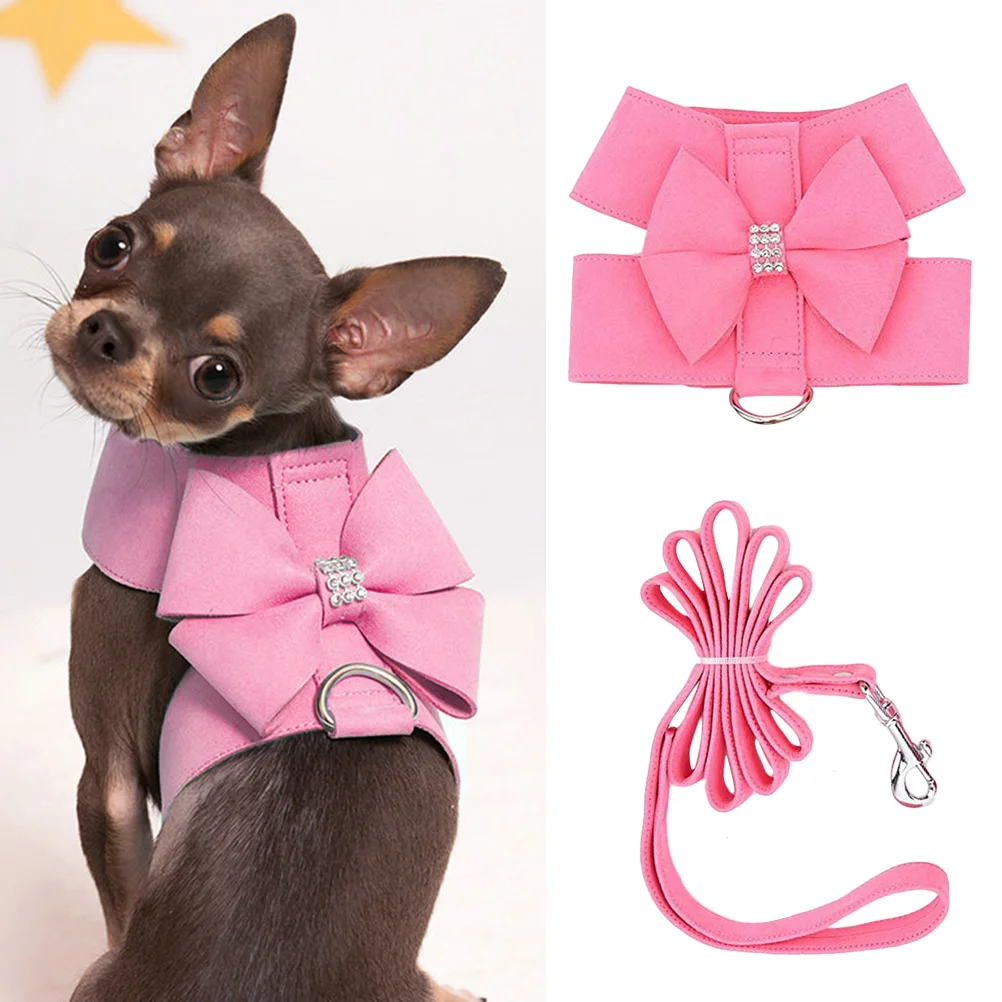 

Dog Leash Harness Pet Collar Rope Belt Traction Dogs Cable Hauling Training Set Clothes Puppy Harnesses Leashes Escape Vest