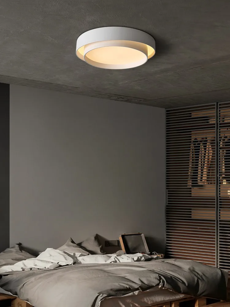 

Круглый светодиодный потолочный светильник в скандинавском стиле, Современная атмосфера, акриловая декоративная лампа для спальни, столовой, кухни, гостиной, кабинета