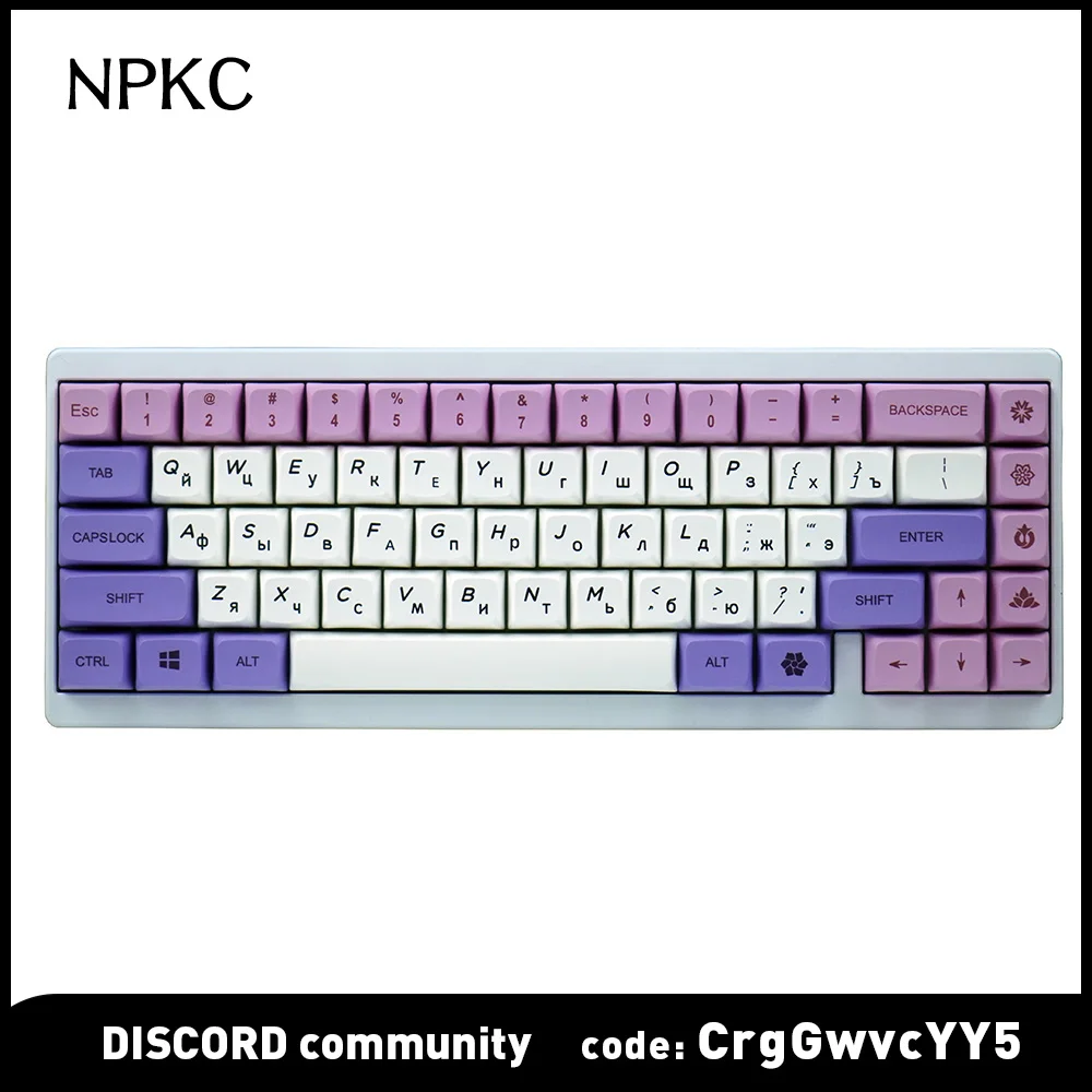 Pbt Russian key cap letter area thermal sublimation printing XDA/cherry height suitable for MX mechanical keyboard white black
Pbt Russian key cap letter area thermal sublimation printing XDA/cherry height suitable for MX mechanical keyboard white black