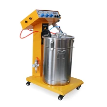 Electrostatic Powder Coating System Machine With Control Panel Pump And Spray Gun Paint Equipment For Industries