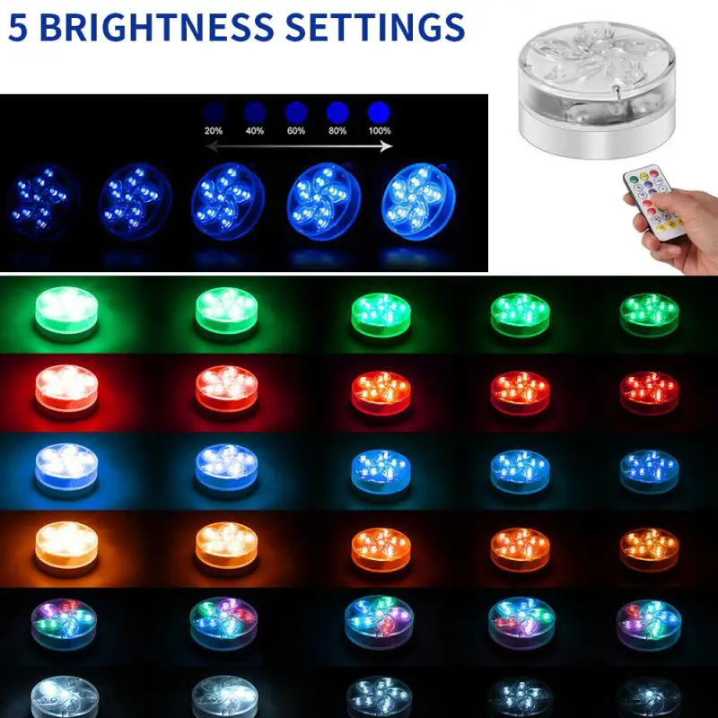10 цветов Мини светодиодный фонарь для дайвинга IP68 водонепроницаемый RGB подводный декоративный светильник Подводный фонарь маркер предупре...
10 цветов Мини светодиодный фонарь для дайвинга IP68 водонепроницаемый RGB подводный декоративный светильник Подводный фонарь маркер предупре...