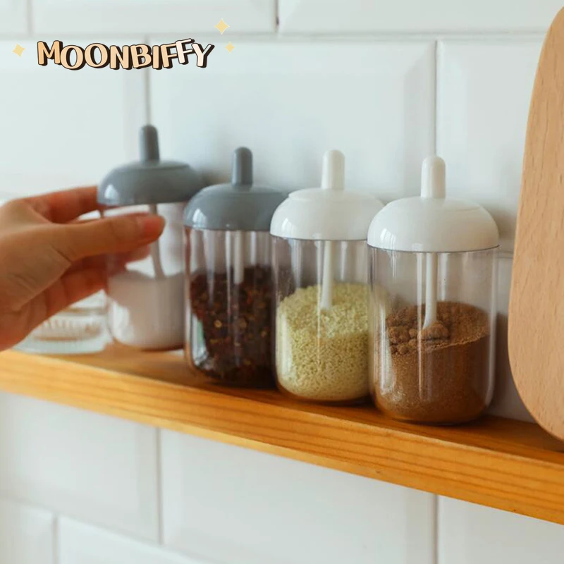Seasoning Organizer Kitchen Round Seasoning Jar with Spoon Seasoning Bottle Pepper Seasoning Box Household Salt Shaker Grinding
Seasoning Organizer Kitchen Round Seasoning Jar with Spoon Seasoning Bottle Pepper Seasoning Box Household Salt Shaker Grinding