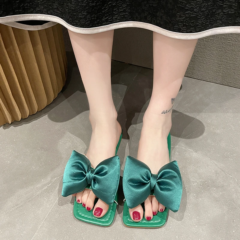 Shoes Slippers Soft Slides Slipers Women Square Toe Fashion Shale Female Beach Butterfly-Knot Low Comfort 2022 Luxury Sabot
Shoes Slippers Soft Slides Slipers Women Square Toe Fashion Shale Female Beach Butterfly-Knot Low Comfort 2022 Luxury Sabot