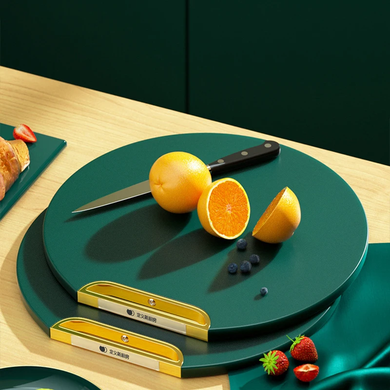 Thickened Cutting Board Anti-mildew Non-slip PE Plastic Round Rotatable Green Sticky Board Pad Kitchen Cutting Board
Thickened Cutting Board Anti-mildew Non-slip PE Plastic Round Rotatable Green Sticky Board Pad Kitchen Cutting Board